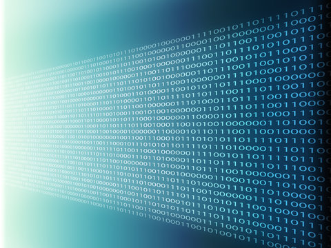 Binary code background