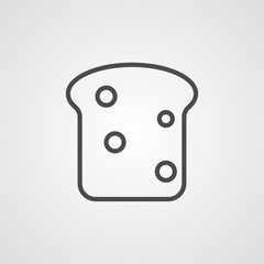 Bread slice icon