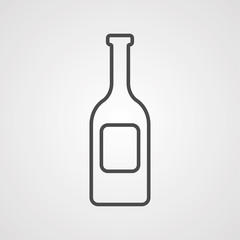 Wine bottle icon