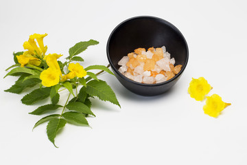 Tropical flower spa treatment
