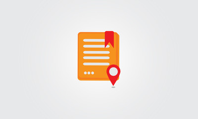 search task paper vector icon