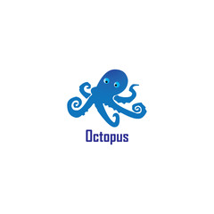 Octopus Vector Template Design