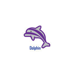 Dolphin Vector Template Design