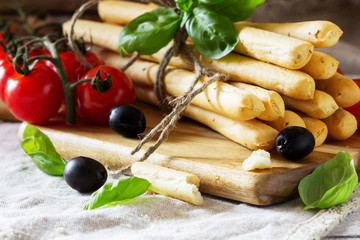 Grissini with rosemary