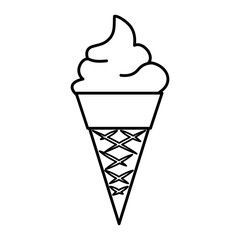 delicious ice cream icon vector illustration design