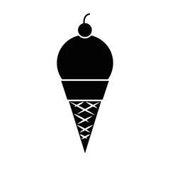 delicious ice cream icon vector illustration design