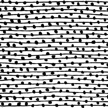 Irregular Dots Stripes Pattern