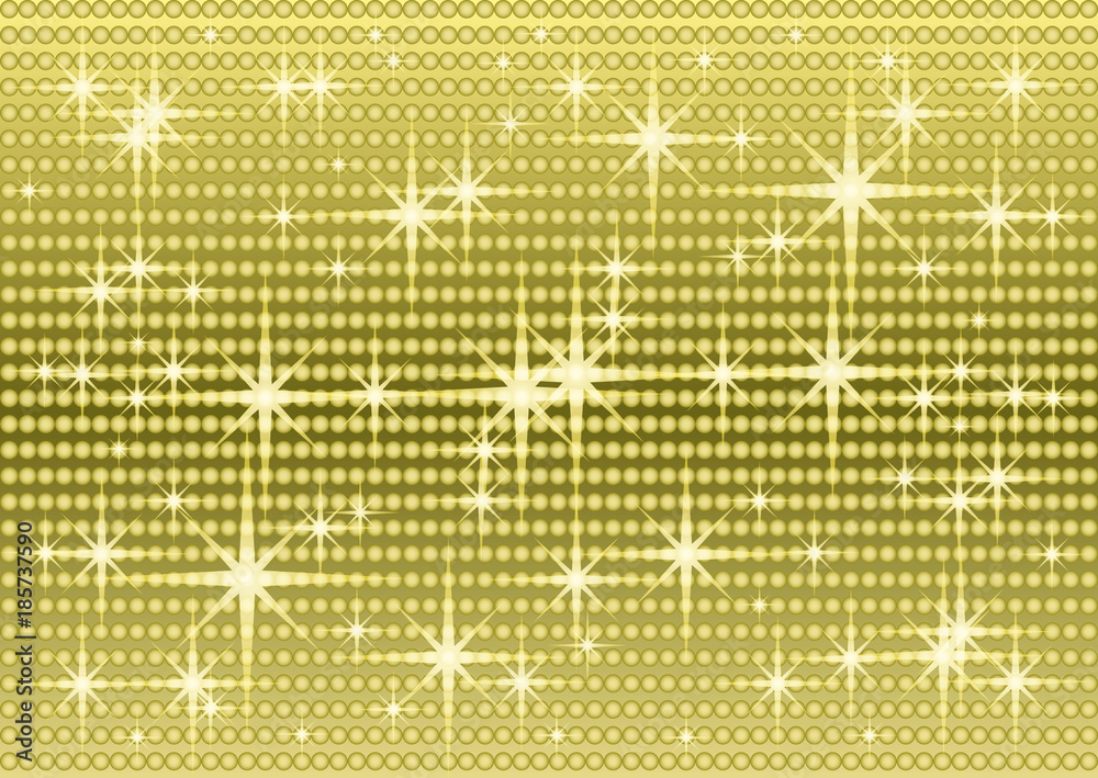 Wall mural golden abstract background with shine.