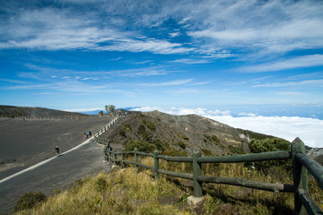 Volcanic crater