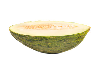 Half of green melon