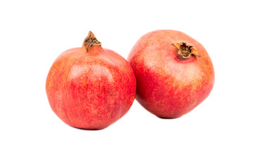 Fototapeta na wymiar Two pomegranate fruit