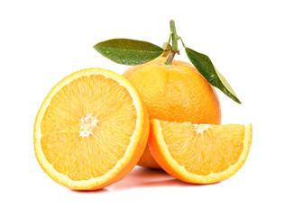 Orange fruit with slice