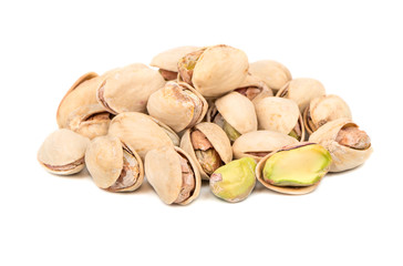 Pile of pistachio nuts