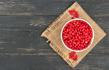 Barberries in bowl