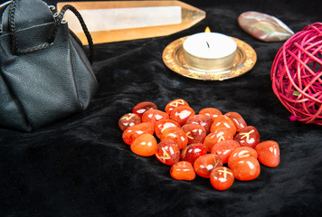 Magic runes of stone