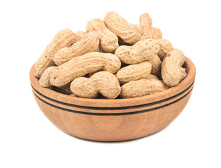 Peanuts in shell bowl