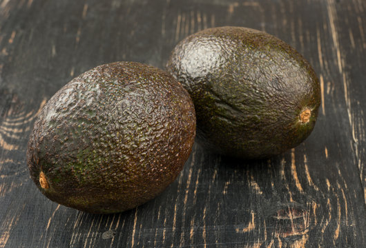Two avocado Hass