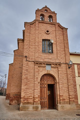 Valverde village in La Rioja province, Spain