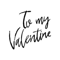 Romantic vector poster