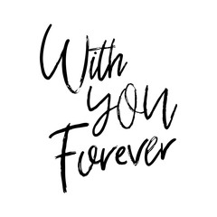 Romantic vector poster