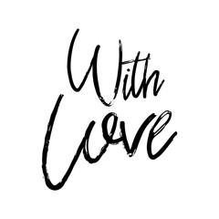 Romantic vector poster