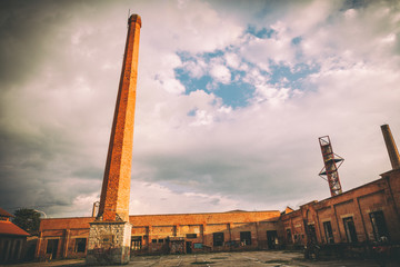 Fototapeta premium Stara Livnica, old factory Knezev Arsenal in Kragujevac, Serbia. Wonderful building.