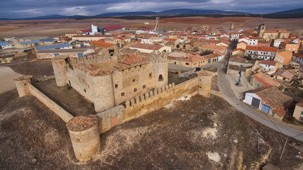 Castle of Almenar in Soria province, Spain