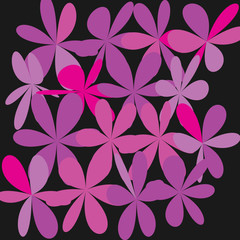 Fototapeta premium Abstract Whimsical Flower Background