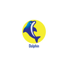 Dolphin Logo Vector Template Design