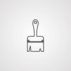 Brush vector icon