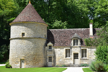 Fototapeta na wymiar Abbaye royale de Fontenay en Bourgogne, France