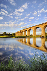 Fototapeta premium Arthington Viaduct, wharfedale harrogate train line