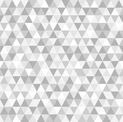 Seamless triangle pattern. Geometric abstract texture background. white and gray color. Vector illustration