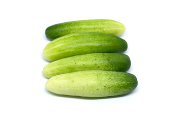 Isolated cucumber on c