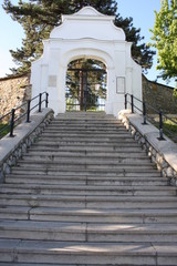 Fototapeta na wymiar Highgate Cemetery in Pecs, Hungary