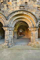Fototapeta na wymiar kirkstall abbey, Leeds, west yorkshire
