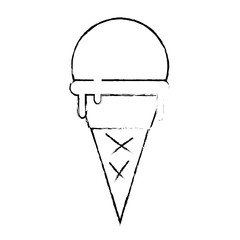delicious ice cream icon vector illustration design