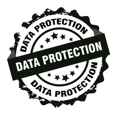 Data protection stamp.Sign.Seal