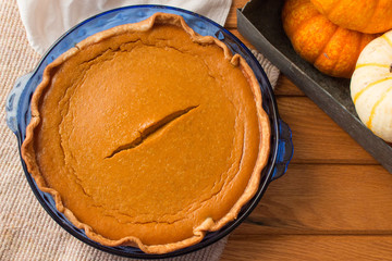 Pumpkin Pie Fresh Out of the Oven