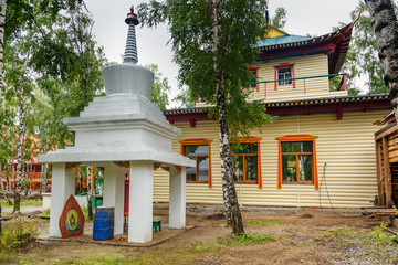 Buddhist datsan Dechen Ravzhalin in Arshan. Russia