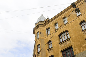 Fototapeta na wymiar Classic facade of an old building