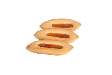 cookies isolated on the white. tasty delicious.