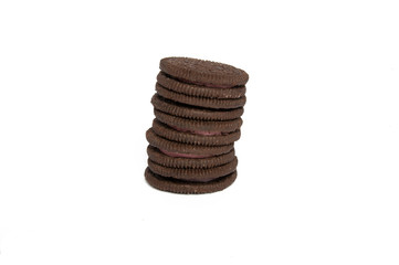 cookies isolated on the white. tasty delicious.