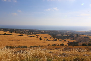 Obraz premium panorama of Cyprus in the mountains
