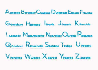 Logo collection, letters Template for your company