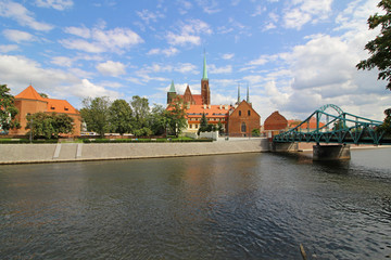 Naklejka premium Wroclaw, Polonia