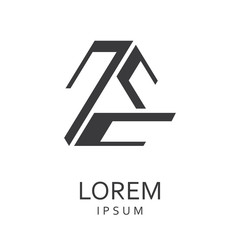Black abstract logo