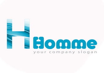 letter H logo Template for your company