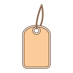 christmas shopping tag isolated icon vector illustration design