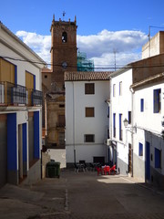 Fototapeta premium Ayora, pueblo de España situada al suroeste de la provincia de Valencia, en el centro de la Comunidad Valenciana